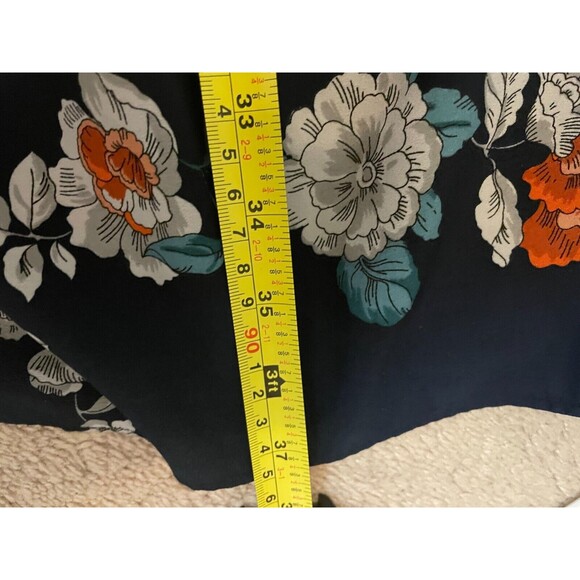 Tommy Hilfiger Women's Medley Print Pleated Shirtdress Blue Size 8 - Picture 14 of 15